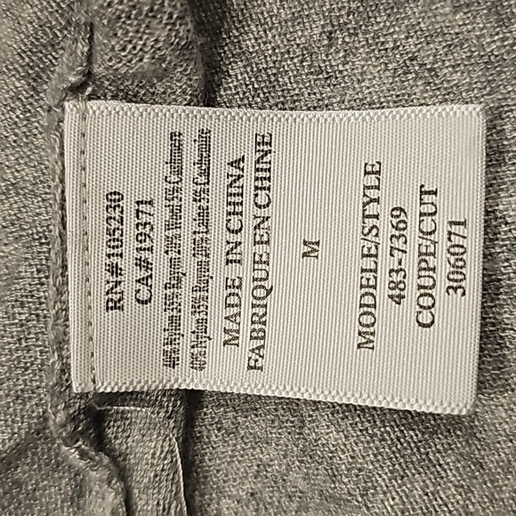 Joie sz M gray sweater - Picture 9 of 12